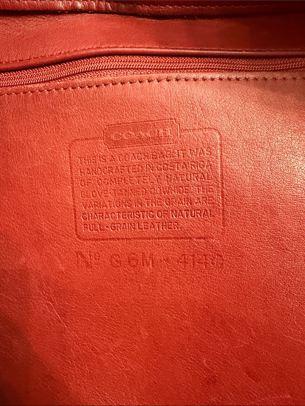 Coach  Leather Vintage Shoulder Bag - Picture 6 of 9